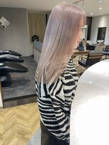 ロンド レア 天神大名店(Lond Le’a)&nbsp;ミルクティーベージュ/ダブルカラー/ブリーチ/くびれヘア