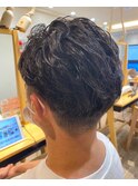 大人カッコいい×クセ毛風パーマ