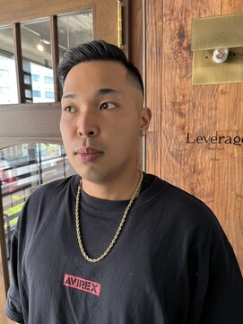 リバレッジ 広尾(Leverage) 七三スキンフェード