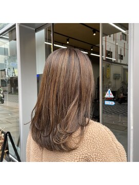 メール(Mer...) ☆白髪ぼかしハイライト×レイヤースタイル☆横山飛翔