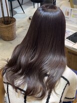 ロンド シャルム 吉祥寺(Lond charme) レイヤーロング ピンクブラウン INOAカラー 髪質改善 韓国