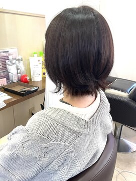 コアフィールフィス(COIFFURE fils) 【見附　今町】M3Dカラー　ナチュラル　外ハネ　髪質改善