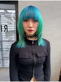 【RITZY】エモレイヤーカット☆デザインカラー☆ロックヘア