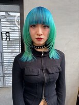 リッチ(RITZY) 【RITZY】エモレイヤーカット☆デザインカラー☆ロックヘア