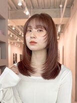 ジョエミバイアンアミ(joemi by Un ami) ★カールセミディシアーカラー姫カット小顔カット韓国レイヤー