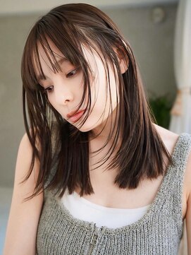 アグ ヘアー エルメ 大館大町店(Agu hair elme) 《Agu hair》暗髪フェイスレイヤーnumberA.トリートメントオイル