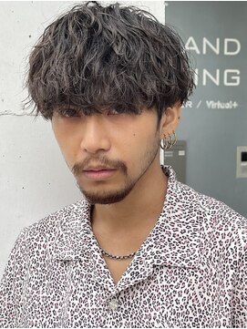 レタッチ バイ フィフス 天神大名(RETOUCH by fifth) 波巻きスパイラルパーマツイストパーママッシュメンズパーマ束感