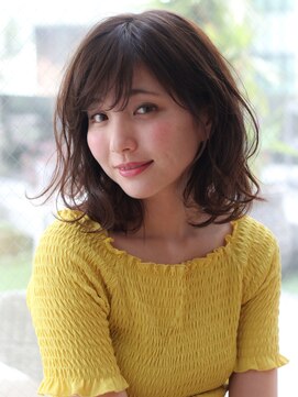 マイラ 銀座(myla) 似合わせくびれ小顔カットネビージュワンレンひし形ボブルフ黒髪