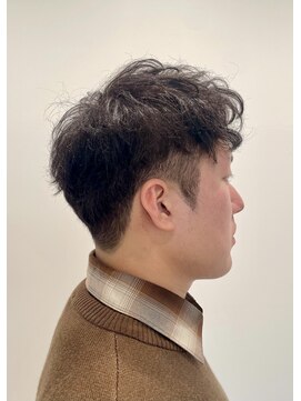 セイン(sane.) カールを活かしたツーブロショート【東所沢】