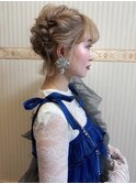ショートボブハイライトレイヤーカットヘアセット髪質改善天文館