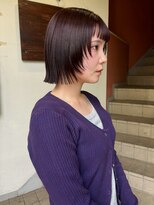 コレットヘアー ザモリオカ(Colette HAIR the MORIOKA)&nbsp;レイヤーボブ×チェリーレッド