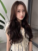 ソヨン 松本庄内店(SOYON)&nbsp;《SOYON》韓国 ロングウェーブ 艶ブラウン