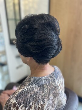 フィラージュ サロンドウィズ(filage SALON DE WITH) 60代/70代/ショート/パーマスタイル/ミセス/船橋/船橋大神宮下