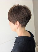 ホワイトグレージュデジタルパーマミニウルフ天王町HA615