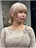 顔周りレイヤーカットタッセルボブ外ハネボブワンホンボブ韓国
