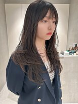 テクネ 天神大名(techne)&nbsp;天神大名今泉ロングレイヤー韓国風くびれ巻き髪小顔透明感ヘア