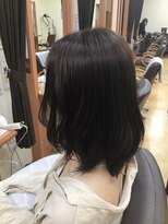 ヒラトヤ 肴町店 ゆるふわ小顔ミディアム×透明感オリーブグレージュワンカラー