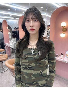 ロンドリゼル 札幌(Lond RiseL) ミディアムレイヤーカット/レイヤー/顔周り/韓国/髪質改善/札幌