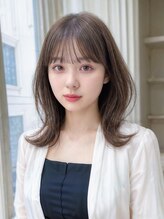 アンヘアー(UNHAIR by shiomiH) ふんわりミディアム/顔周りレイヤー/くびれミディアム