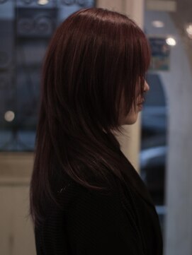 カルム(calme) 【吉富】レイヤー×チェリーレッド