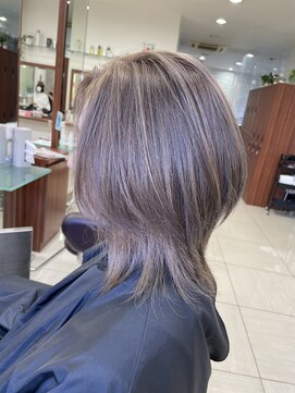 エーデル(EDEL) 白髪染め”不使用”【白髪ぼかしカラー×骨格補正カット】