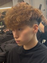 エルマーク 松山(L-MARK) スペインカール/フェード/短髪/men's/ツイストパーマ/メンズ