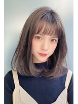 リークフー(Ree cu fuu)&nbsp;夏カラー×外国人風デジタルパーマ◎セミロング髪質改善