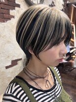 ヘアー クリエイト カルバリ(HAIR CREATE Calbari) アンブレラカラー タイトショート