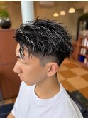 ツイストスパイラル×ホワイトメッシュ
