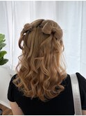 リボンハーフツイン