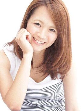 クレドヘアー(CRED HAIR) 大人の艶さらお洒落セミディ/マロンベージュ