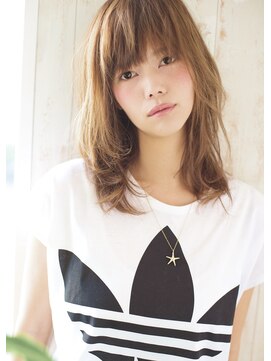 ハグ 横浜(HUG) とてもナチュラルな春夏一番人気のセミディ♪OCEANS 城戸　史