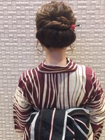 【新宿 neolive】大人めシニョンアレンジ