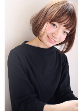 レイラバイアフロート 吉祥寺(Lila by afloat) 【畑中正敏】ナチュラルなワンカールパーマボブ