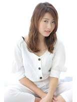 ヘアリゾート ラグーン(hair+resort lagoon) 【lagoon 阿部春菜】ニュアンスウェーブミディ