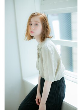 ジャスト ヘア アネックス 久里浜店(just hair ANNEX) 外ハネボブ　#ハイトーン　#久里浜