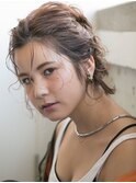 【SUN】伸ばしかけ簡単ヘアアレンジ◎とろみギブソンタック