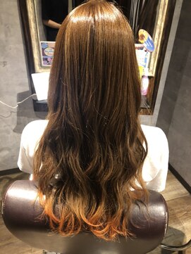 ヘアリゾートエーアイ 浅草店(hair resort Ai) 秋のくすみオレンジカラー