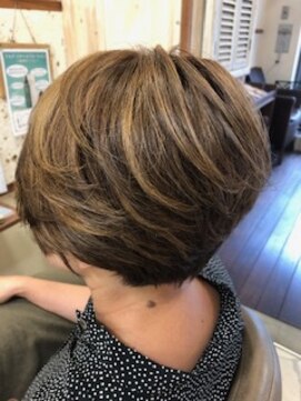 ルームガーデン 小田急相模原(RoomGarden) 【白髪染め】+ハイライト【小田急相模原美容院】