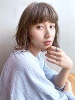 アルバム 銀座(ALBUM GINZA) ゆるウェーブ_セミウェットウェーブオリーブカラー_48122