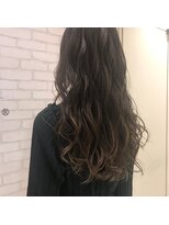 ヘアメイク アージュ 新宮店(HAIR MAKE age) ハイライトアッシュ/ランダムアイロンスタイル