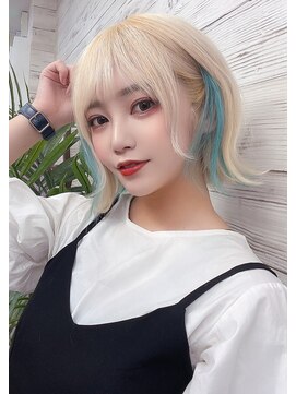 カプセル シンジュク(CAPSULE) ☆CAPSULE☆インナーカラーシールエクステボブ