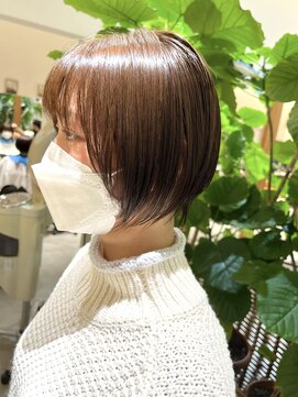 ラヴェストバイフレイスウェル(LOVEST by frace well) ショートボブ/フェミニン/ ショコラアッシュ