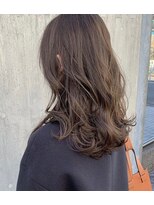 ヘアサロン ガリカ 表参道(hair salon Gallica)&nbsp;【YU-TA】大人フェミニンミディ/透明感べージュ/レイヤーカット