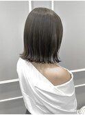外ハネ×オリーブブルージュグレージュ【銀座/髪質改善】片桐