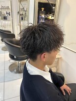 アイズ 海老名(AIZU) 無造作アップバング アップバング 無造作マッシュ