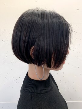 ソウ アオヤマ(SO aoyama) 20代30代40代　ミニボブ　黒髪　大人可愛い