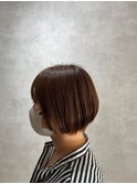 ショートでも艶やかな髪へ/辻堂/カット/ショート/ボブ