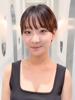 30代40代50代耳かけショート前髪なしハンサムショートカット