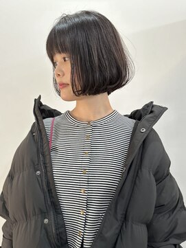 サクラ オモテサンドウ(SAKURA) フレンチボブ×簡単スタイリング×ぱっつん前髪